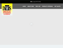 Tablet Screenshot of discountwindows.com