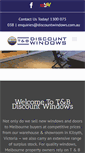 Mobile Screenshot of discountwindows.com.au